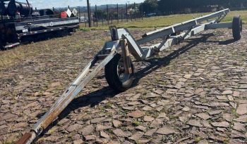 Carreta de transporte de plataforma Grasmec cheio